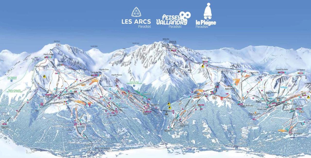 Arc 1950 Appt Luxe 2-4Pers -Skis Aux Pieds-Spa-Piscines Interieure Et Exterieure-Sauna-Hammam Les Arcs  Екстериор снимка